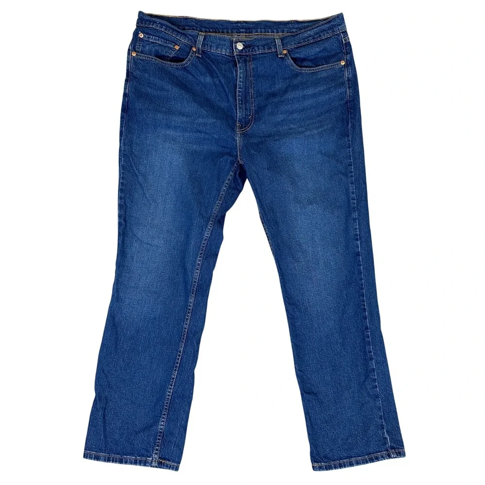 Levis 514 Straight Fit Mens Blue Denim Jeans W40 L30 00514-1744